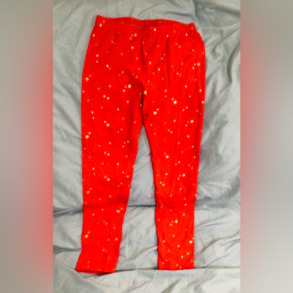 Cat & Jack Red Star Leggings